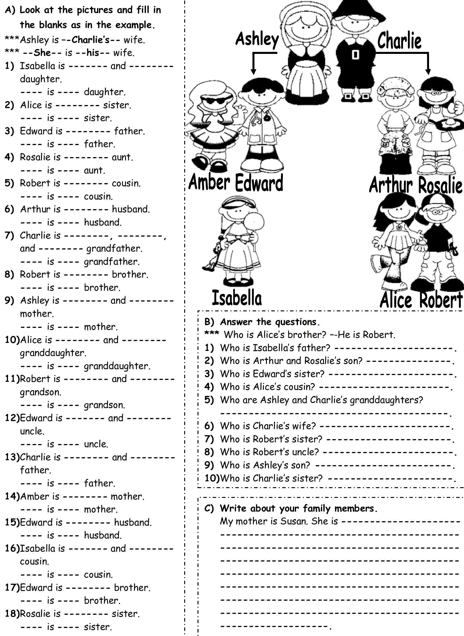 FAMILY by Olexandr Yatsenko - Illustrated by https://en.islcollective.com - Ourboox.com