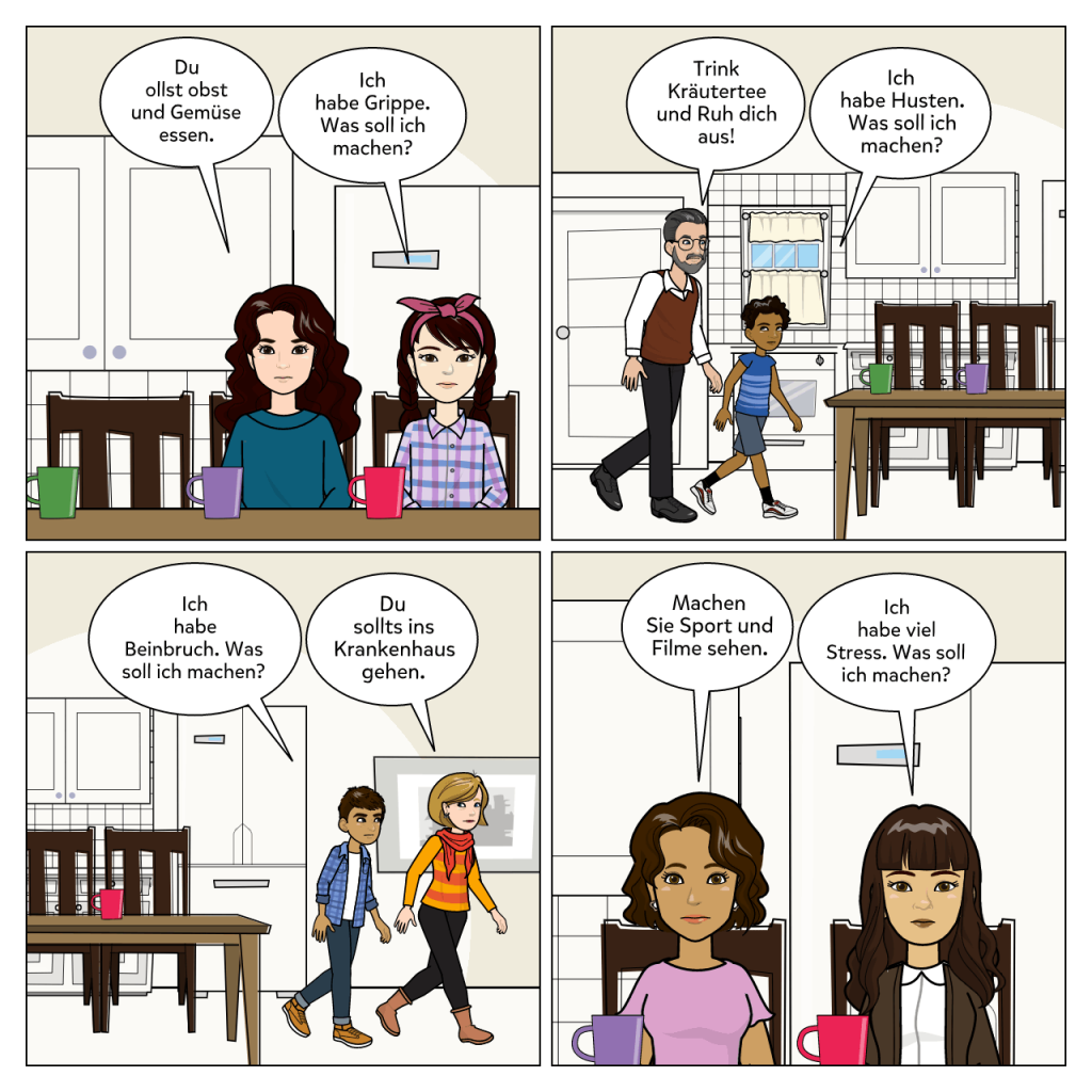 Deustsch Eimfacher Mit Comics by Yağmur şenel - Illustrated by Yağmur Şenel tarafından oluşturuldu - Ourboox.com