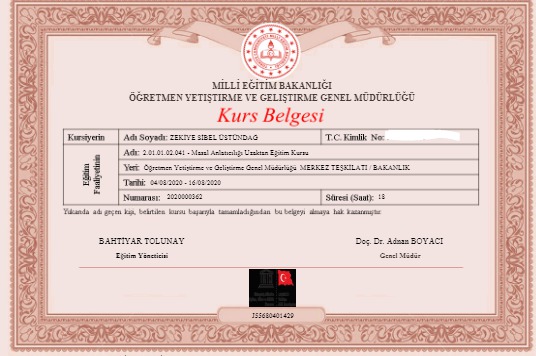 (MASAL ANLATICILIĞI SERTİFİKALARIMIZ (GÖKTEN 3 ELMA DÜŞTÜ by Makbule COŞKUN - Ourboox.com