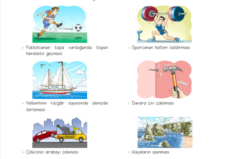 5. SINIF KUVVETİN ÖLÇÜLMESİ VE SÜRTÜNME by merve biçer - Ourboox.com