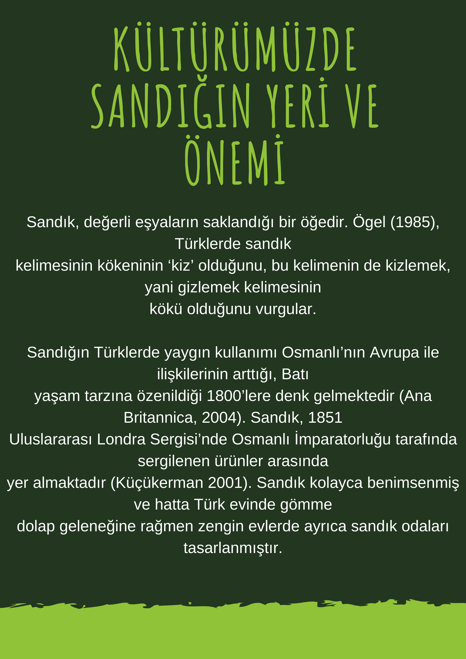 Kültürümüzde Sandığın Yeri Ve Önemi by Burak Atatekin - Ourboox.com