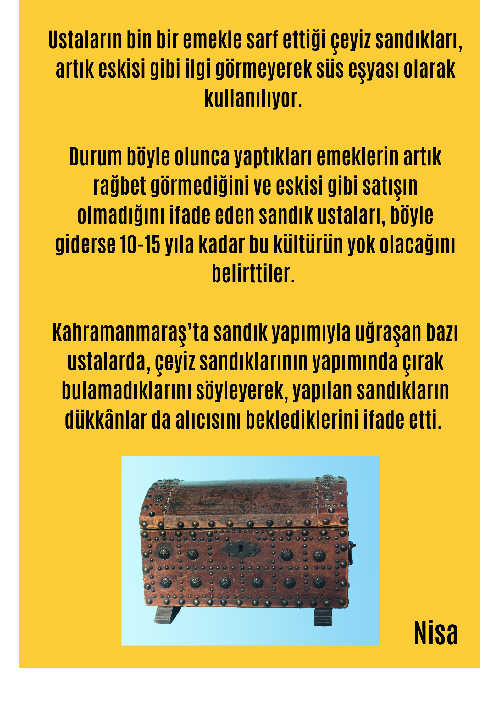 Kültürümüzde Sandığın Yeri Ve Önemi by Burak Atatekin - Ourboox.com