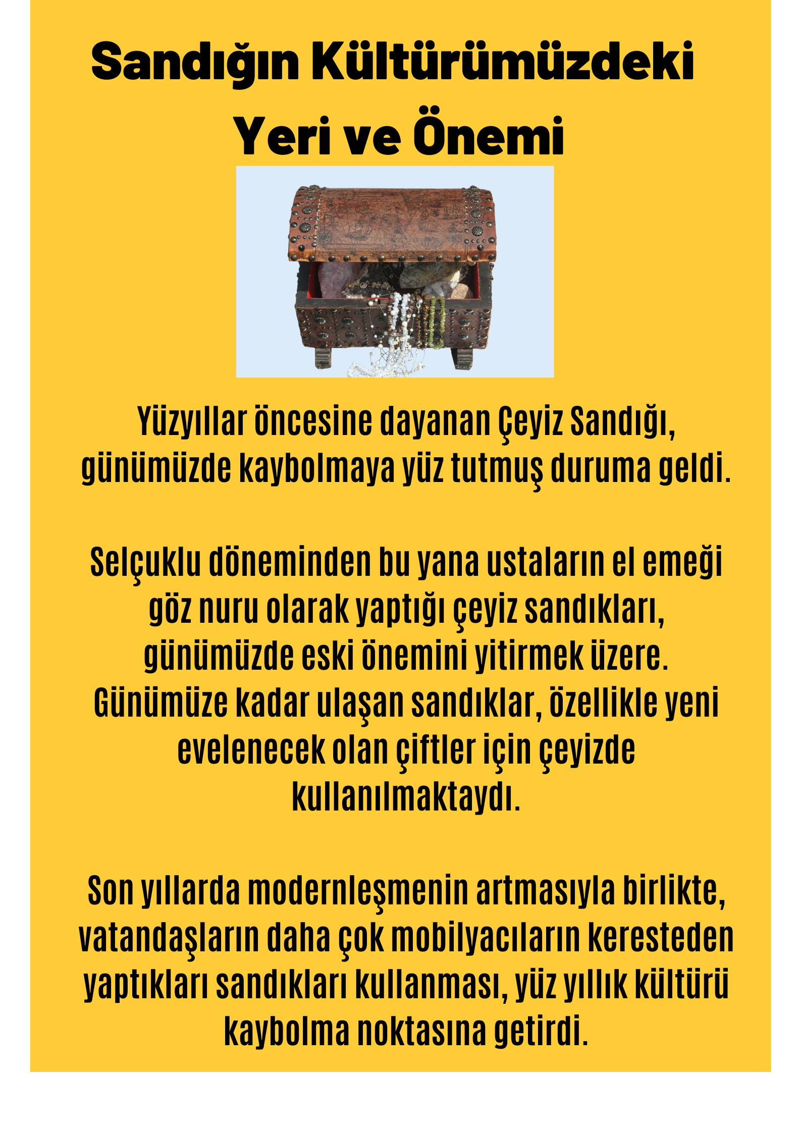 Kültürümüzde Sandığın Yeri Ve Önemi by Burak Atatekin - Ourboox.com