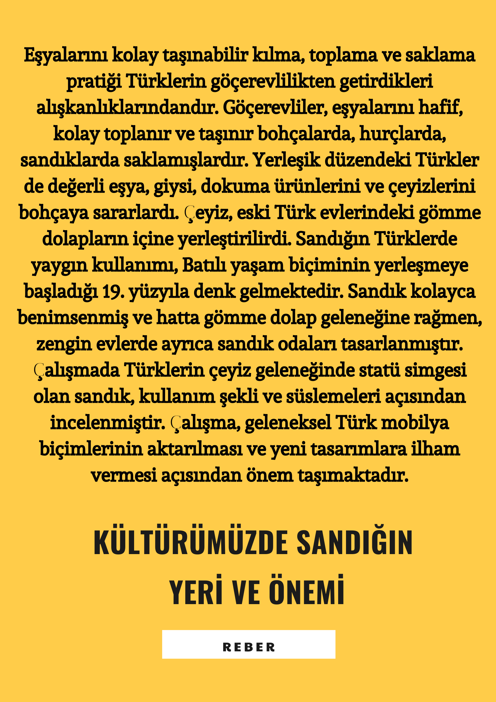 Kültürümüzde Sandığın Yeri Ve Önemi by Burak Atatekin - Ourboox.com
