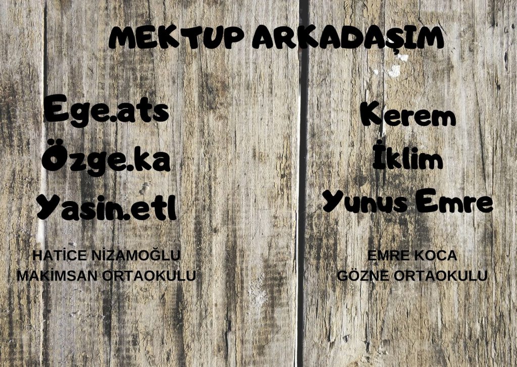 Mektup Arkadaşım by hatice nizamoğlu - Ourboox.com