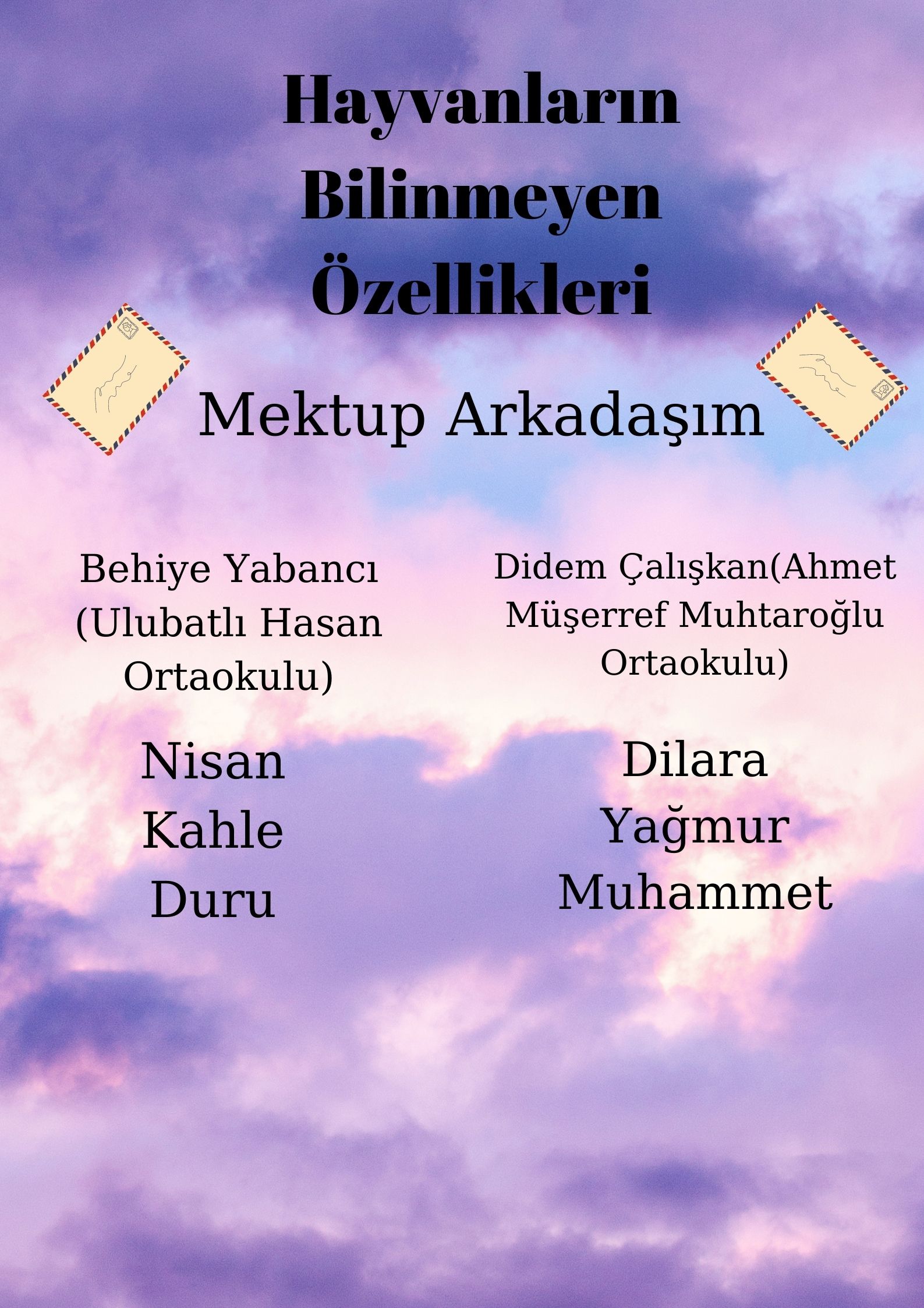 Mektup Arkadaşım by Behiye Yabancı - Illustrated by Behiye Yabancı - Ourboox.com