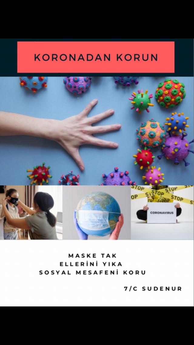 TEKNOLOJİ VE TASARIM DERSİ CORANA İLE İLGİLİ AFİŞ ÇALIŞMASI by gülnur - Ourboox.com