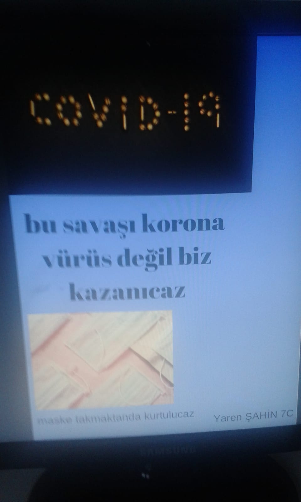 TEKNOLOJİ VE TASARIM DERSİ CORANA İLE İLGİLİ AFİŞ ÇALIŞMASI by gülnur - Ourboox.com