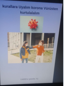 TEKNOLOJİ VE TASARIM DERSİ CORANA İLE İLGİLİ AFİŞ ÇALIŞMASI by gülnur - Ourboox.com