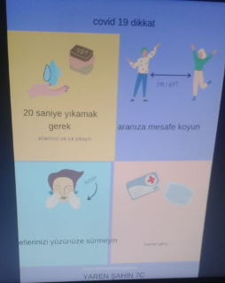 CORONA SALGINI İLE İLGİLİ AFİŞ ÇALIŞMAMIZ by gülnur - Ourboox.com