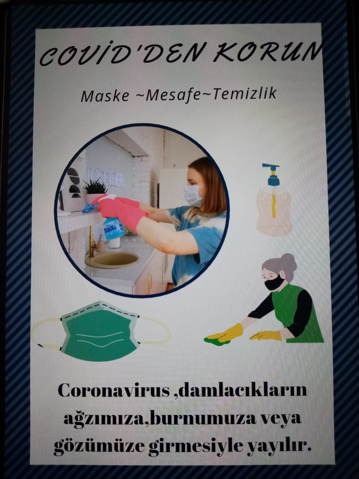 CORONA SALGINI İLE İLGİLİ AFİŞ ÇALIŞMAMIZ by gülnur - Ourboox.com