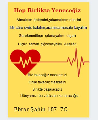 CORONA SALGINI İLE İLGİLİ AFİŞ ÇALIŞMAMIZ by gülnur - Ourboox.com