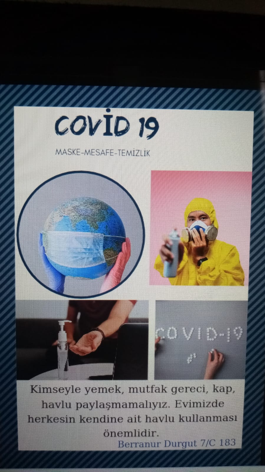 CORONA SALGINI İLE İLGİLİ AFİŞ ÇALIŞMAMIZ by gülnur - Ourboox.com