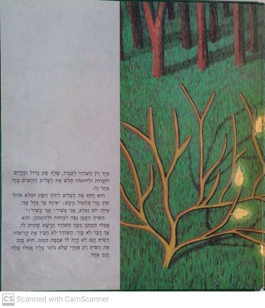 האגדה על השיח הקטן by kmo bakibutz - Illustrated by סיפרה וציירה - אסנת ישפה - Ourboox.com
