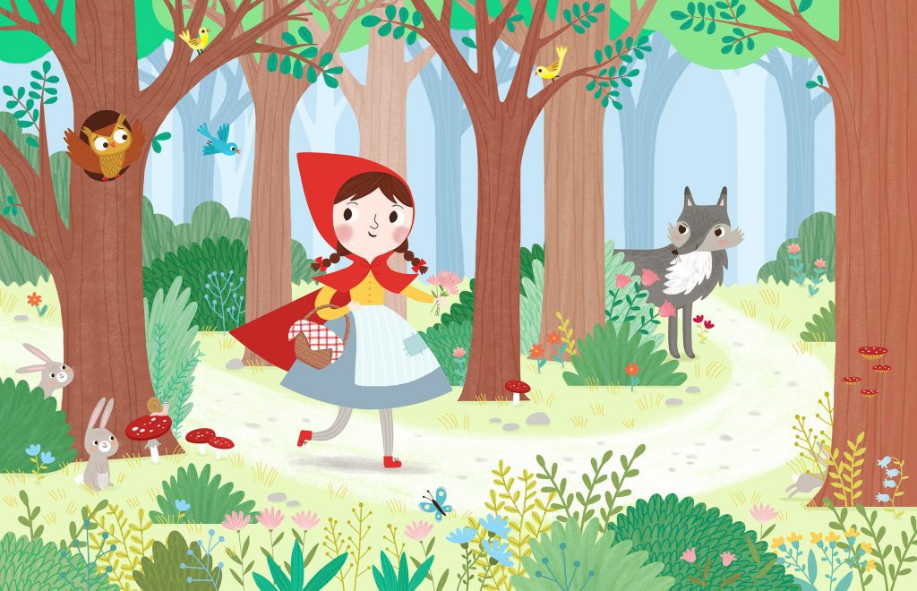 little Red Riding Hood by worodfayed - Illustrated by Worod Fayed - Ourboox.com
