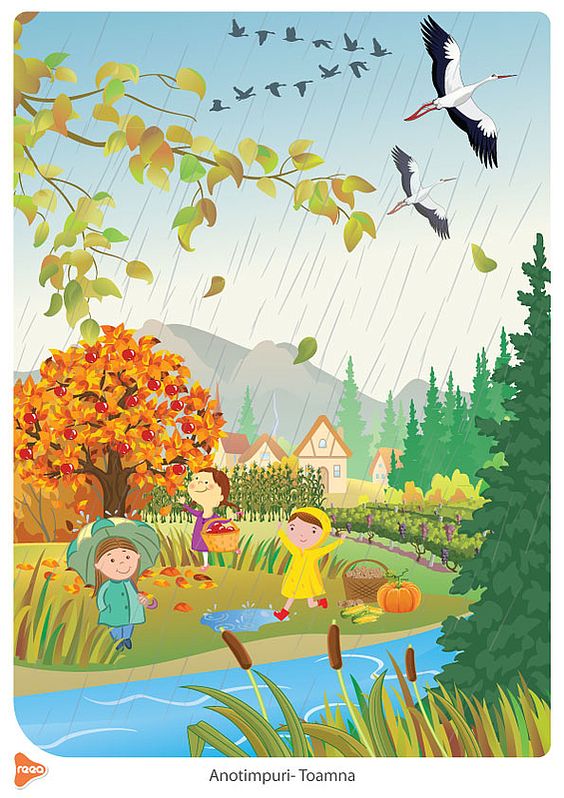 Cele două surori – Toamna şi Iarna by Naomi Trifu - Illustrated by Educatoare: Trifu Naomi      - Ourboox.com