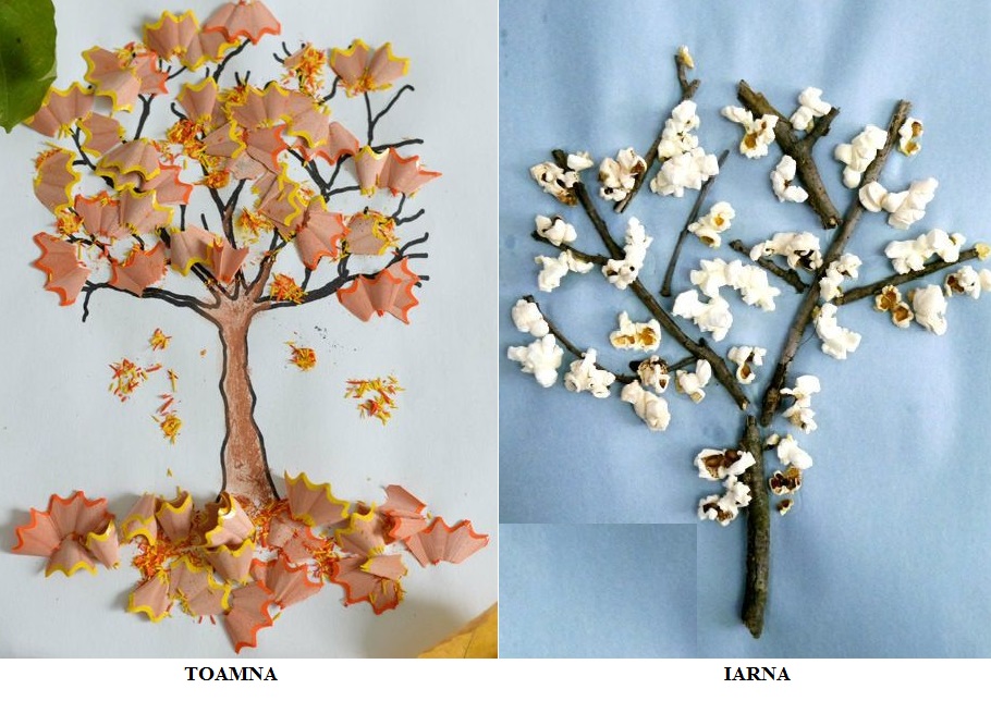 Cele două surori – Toamna şi Iarna by Naomi Trifu - Illustrated by Educatoare: Trifu Naomi      - Ourboox.com