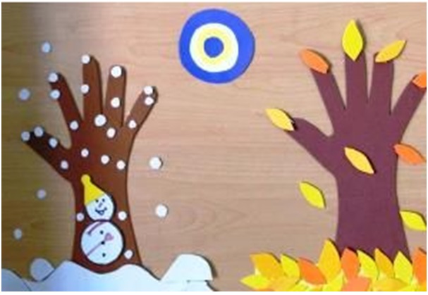 Cele două surori – Toamna şi Iarna by Naomi Trifu - Illustrated by Educatoare: Trifu Naomi      - Ourboox.com