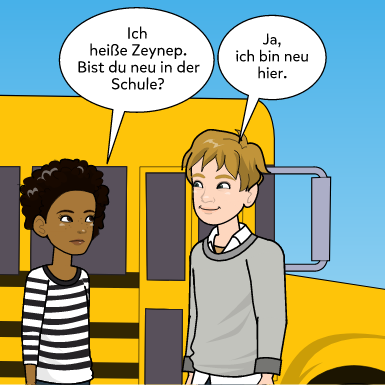 Neue aber gute Schule by Ahmet Turankok - Illustrated by Ahmet Turankök - Pixton - Ourboox.com