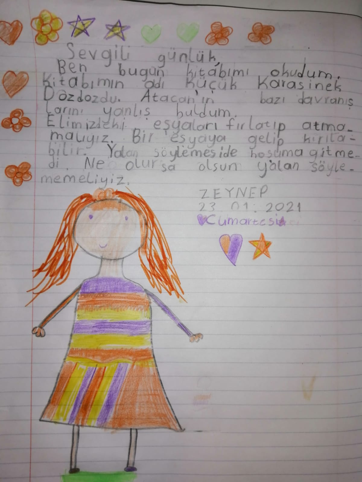 İLK TATİL GÜNLÜĞÜM by Elif - Ourboox.com