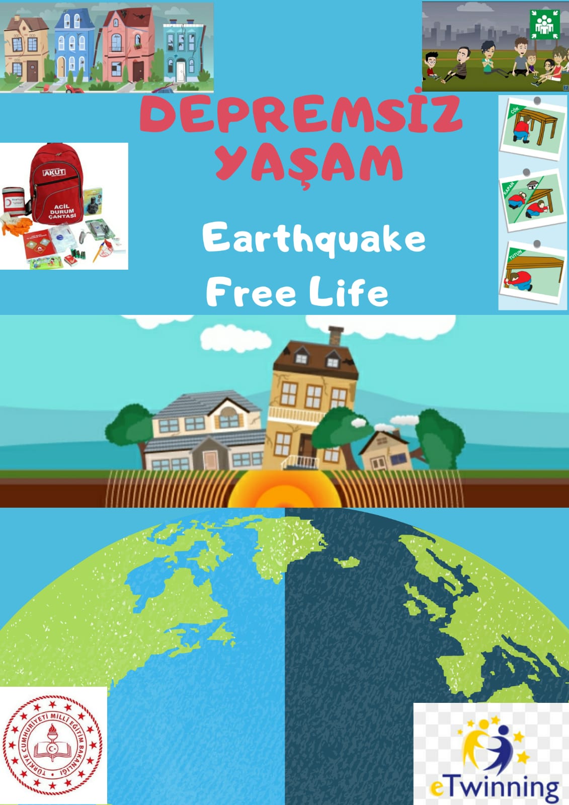 DEPREMSİZ YAŞAM PROJESİ AFİŞ ANKET ÇALIŞMASI EARTHQUAKE-FREE LIFE PROJECT POSTER POLL STUDY R by YASEMİN GÜNEY DOĞAN - Ourboox.com