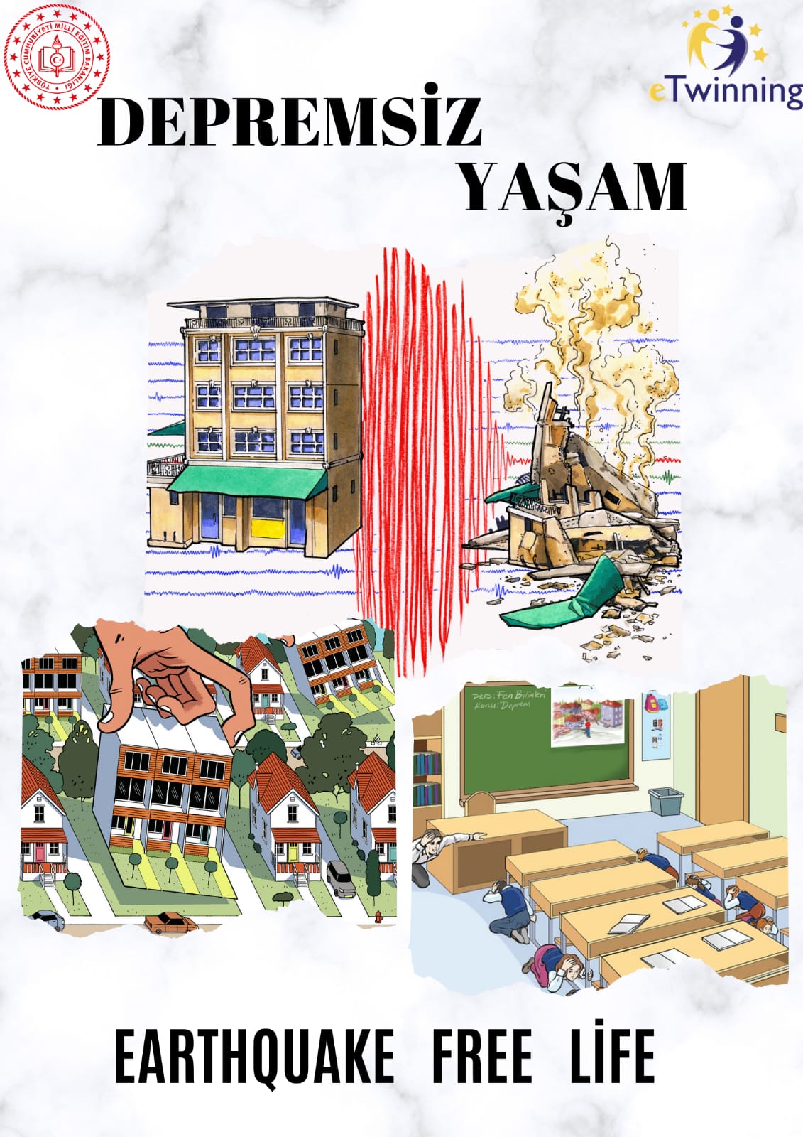 DEPREMSİZ YAŞAM PROJESİ AFİŞ ANKET ÇALIŞMASI EARTHQUAKE-FREE LIFE PROJECT POSTER POLL STUDY R by YASEMİN GÜNEY DOĞAN - Ourboox.com
