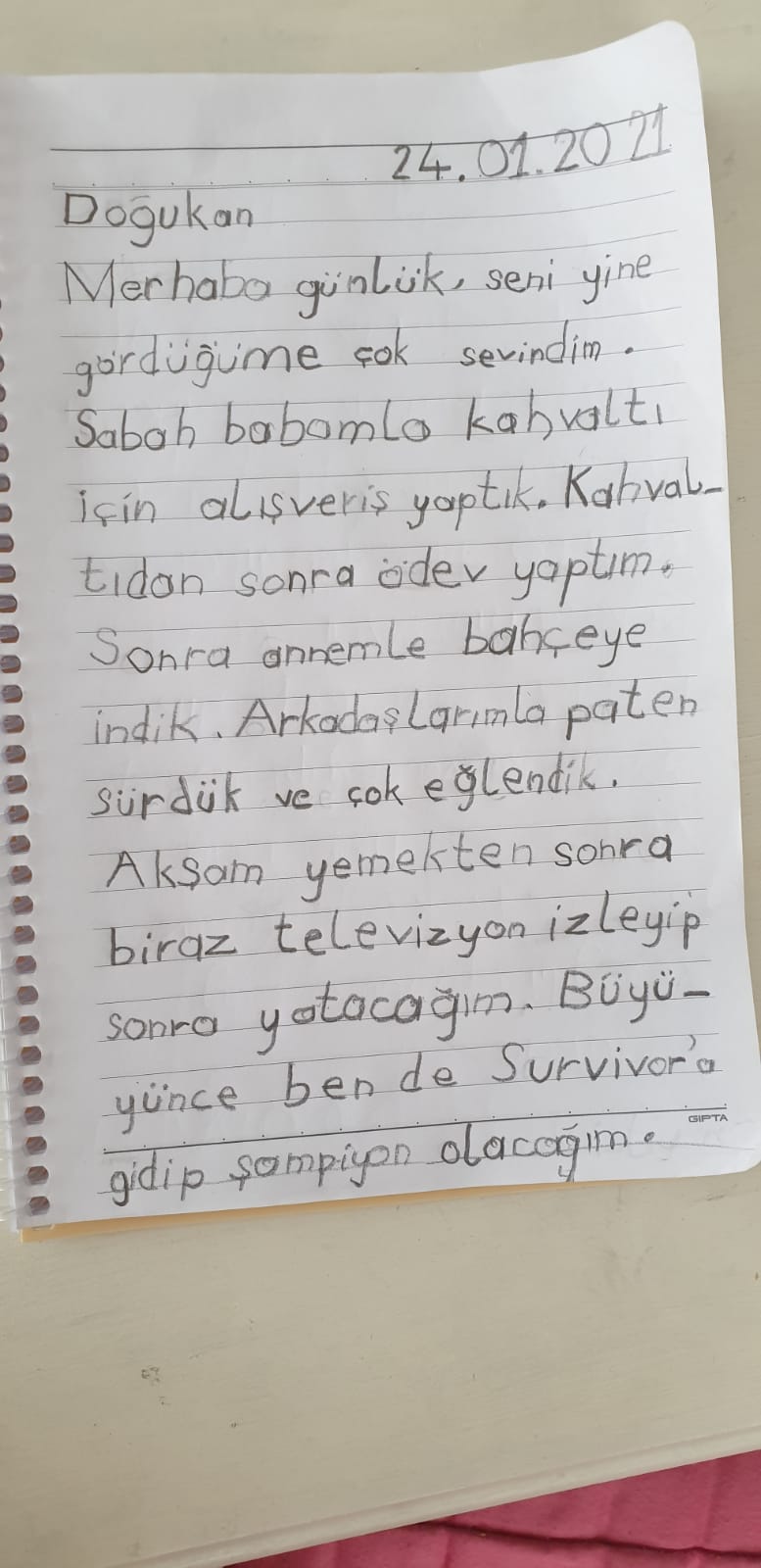 İLK TATİL GÜNLÜĞÜM by Elif - Ourboox.com