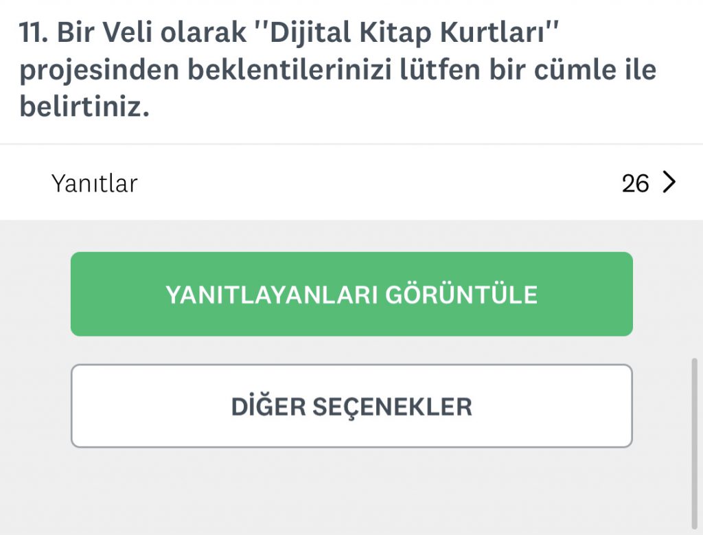 DİJİTAL KİTAP KURTLARI OKUYOR VELİ ÖN ANKET SONUCU by Nesrin AKGÜL - Ourboox.com