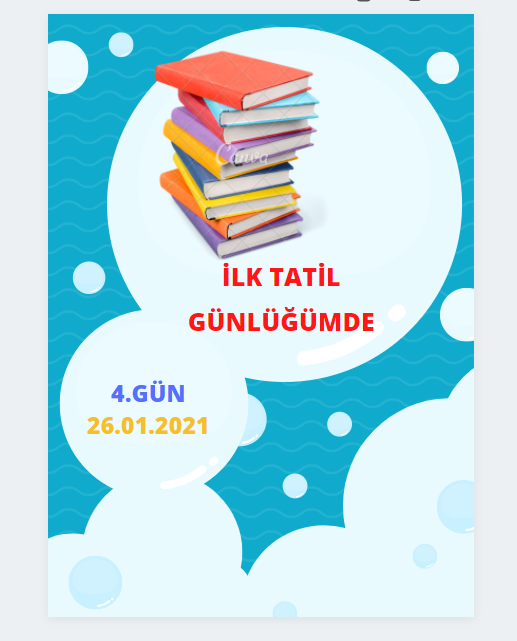 İLK TATİL GÜNLÜĞÜM by Elif - Ourboox.com