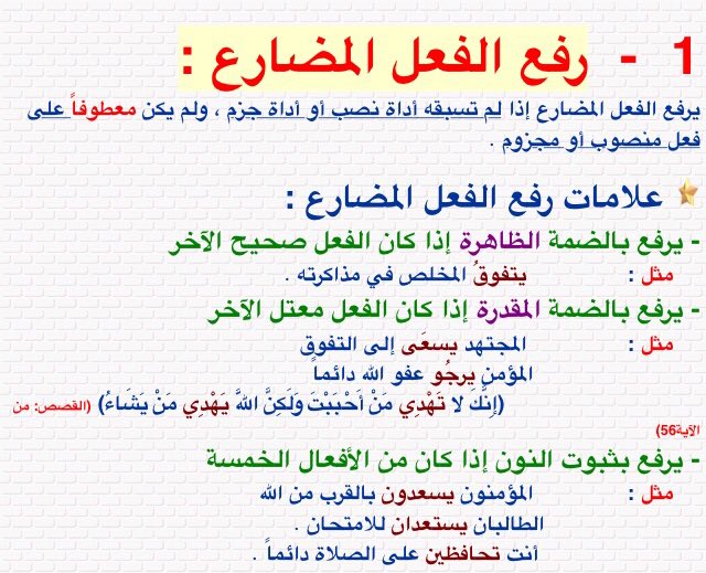 الفعل المضارع by ali hujeirat - Illustrated by علي حجيرات - Ourboox.com