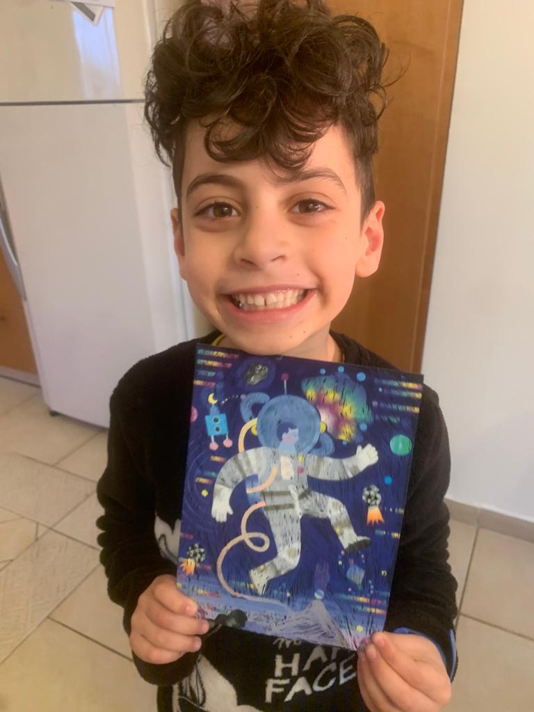 שבוע החלל הישראלי בעלומים 2021 by Lilach Elattar - Illustrated by בית ספר יסודי עלומים קרית אונו - Ourboox.com