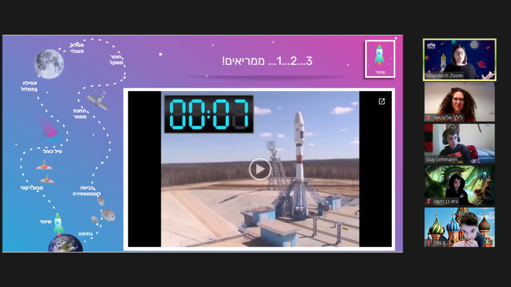 שבוע החלל הישראלי בעלומים 2021 by Lilach Elattar - Illustrated by בית ספר יסודי עלומים קרית אונו - Ourboox.com