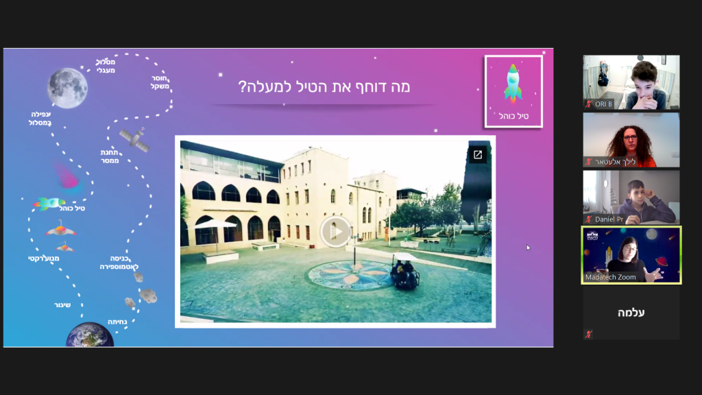 שבוע החלל הישראלי בעלומים 2021 by Lilach Elattar - Illustrated by בית ספר יסודי עלומים קרית אונו - Ourboox.com