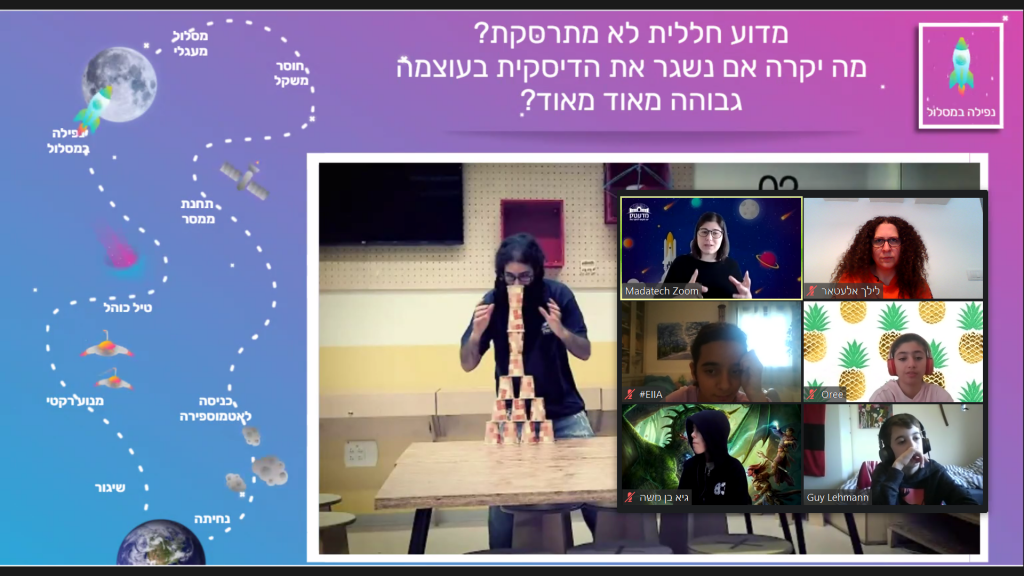 שבוע החלל הישראלי בעלומים 2021 by Lilach Elattar - Illustrated by בית ספר יסודי עלומים קרית אונו - Ourboox.com