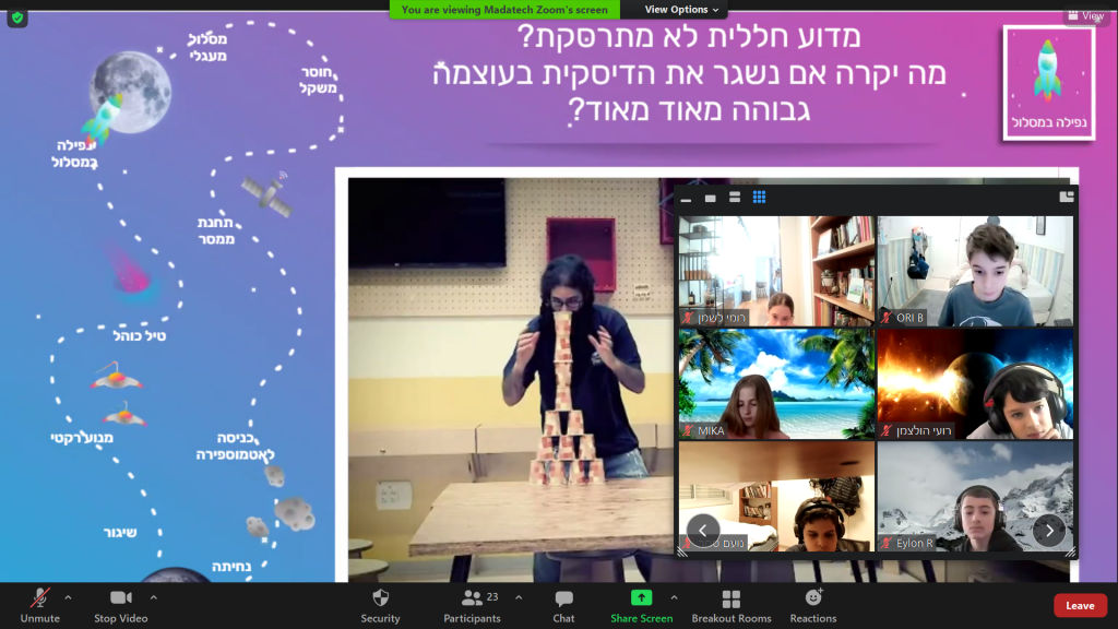 שבוע החלל הישראלי בעלומים 2021 by Lilach Elattar - Illustrated by בית ספר יסודי עלומים קרית אונו - Ourboox.com