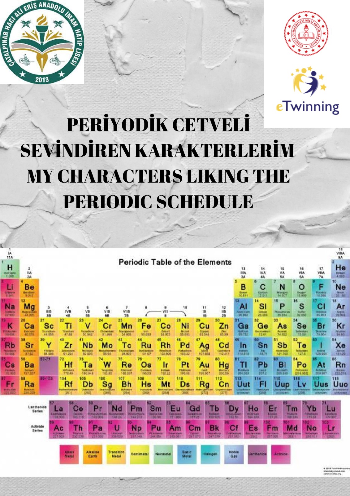MY CHARACTERS WHO ENDEAR THE PERIODIC TABLE by Nilüfer - Ourboox.com