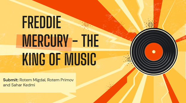 English Project – FREDDIE MERCURY by Rotem Migdal - Ourboox.com