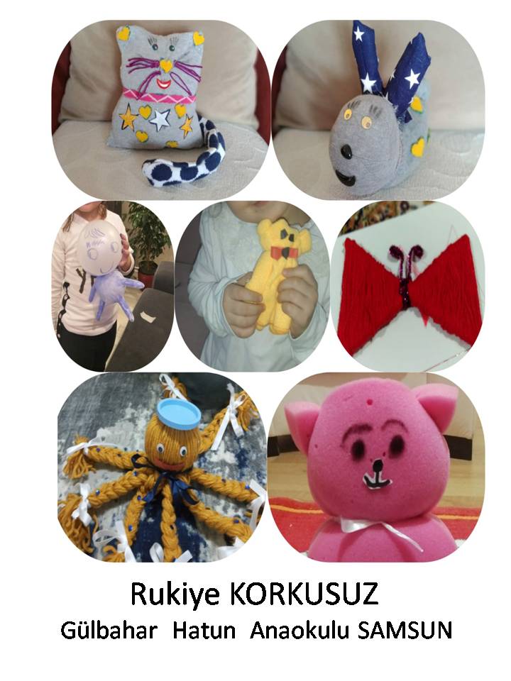 OYUNCAĞIM KENDİ TASARIMIM OCAK AYI DOKUNSAL OYUNCAK ÇALIŞMALARI by Rukiye Korkusuz - Ourboox.com