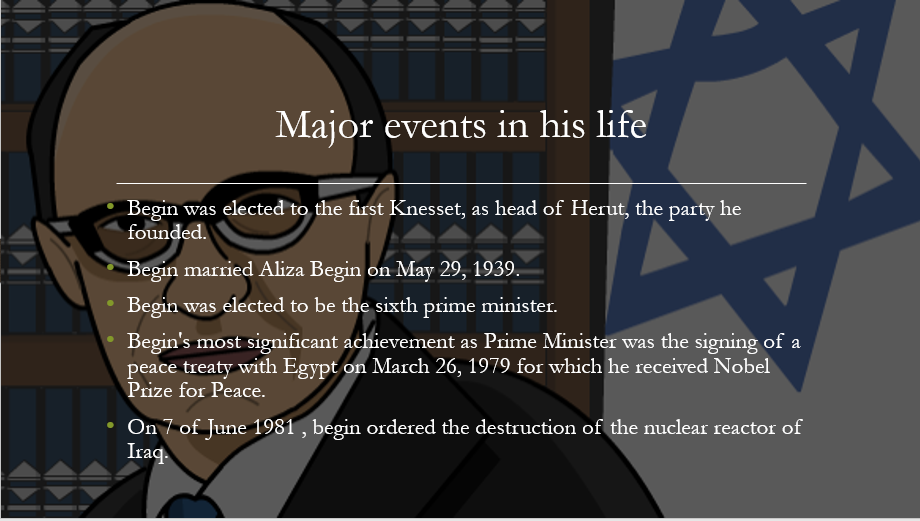 Menachem Begin by Liroy Assaf & Niv Almog - Illustrated by Liroy Assaf & Niv Almog - Ourboox.com