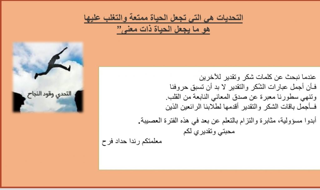 سِر نجاحُنا…بتحدي فترة الكورونا by randa - Illustrated by من إبداعات  طلاب برنامج إيلا والدمج - طبقة الثامن مدرسة العين كفرياسيف - Ourboox.com