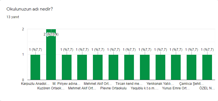 Öğretmen Proje Sonu Değerlendirme Anketi by Feridun - Ourboox.com