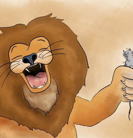 האריה והעכבר by shaked ladell - Ourboox.com