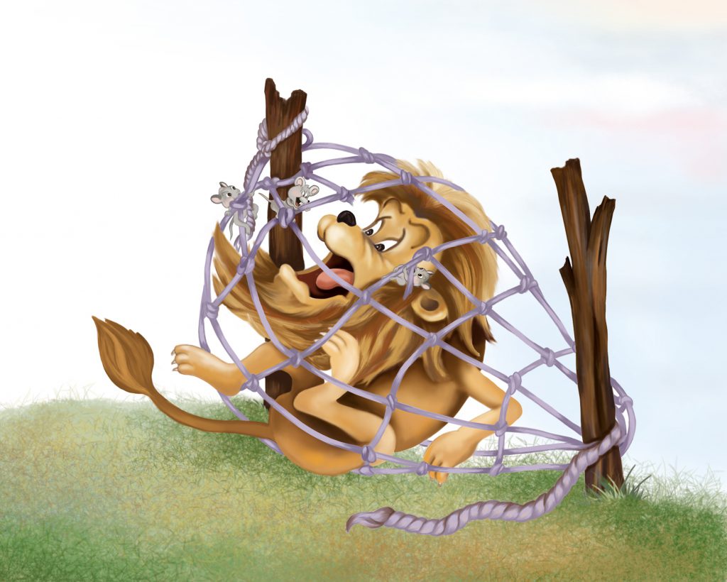 האריה והעכבר by shaked ladell - Ourboox.com