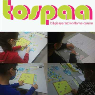BİLGİSAYARSIZ KODLAMA “tospaa”etkinliği by Sibel - Illustrated by BİLGİSAYARSIZ KODLAMA -tospaa - Ourboox.com