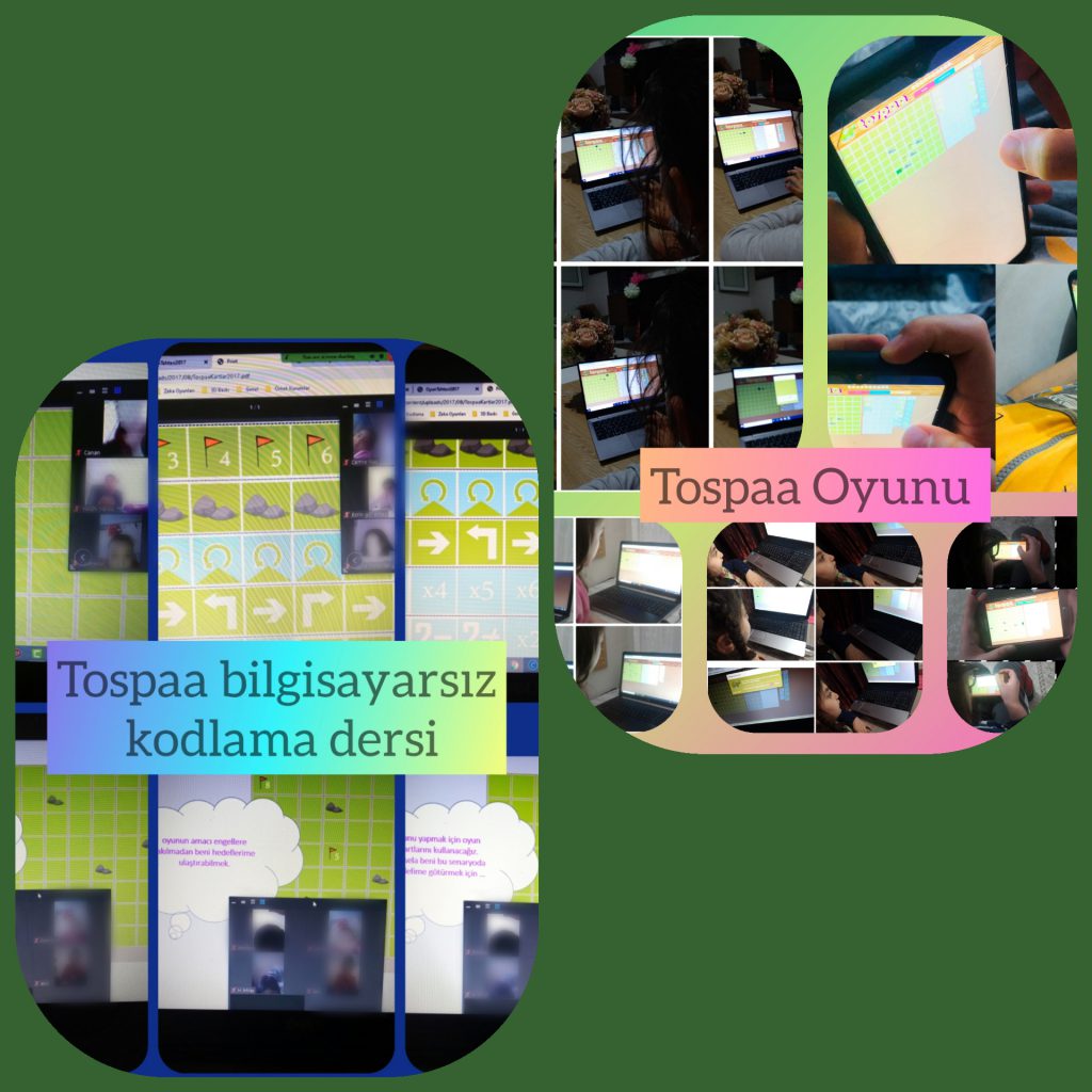 BİLGİSAYARSIZ KODLAMA “tospaa”etkinliği by Sibel - Illustrated by BİLGİSAYARSIZ KODLAMA -tospaa - Ourboox.com