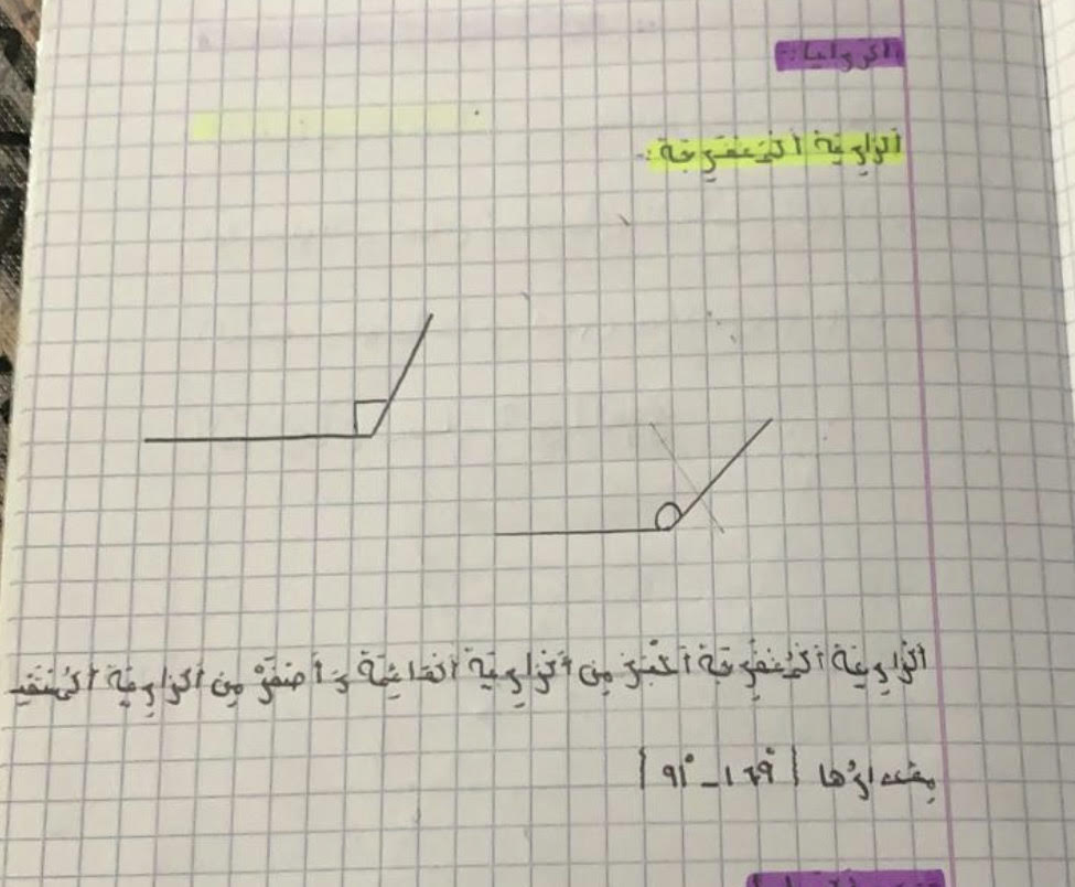 הזוויות – الزوايا by sofealamour - Illustrated by كتاب ديجيتالي عن الزوايا من انتاج طلاب الصف الرابع - Ourboox.com