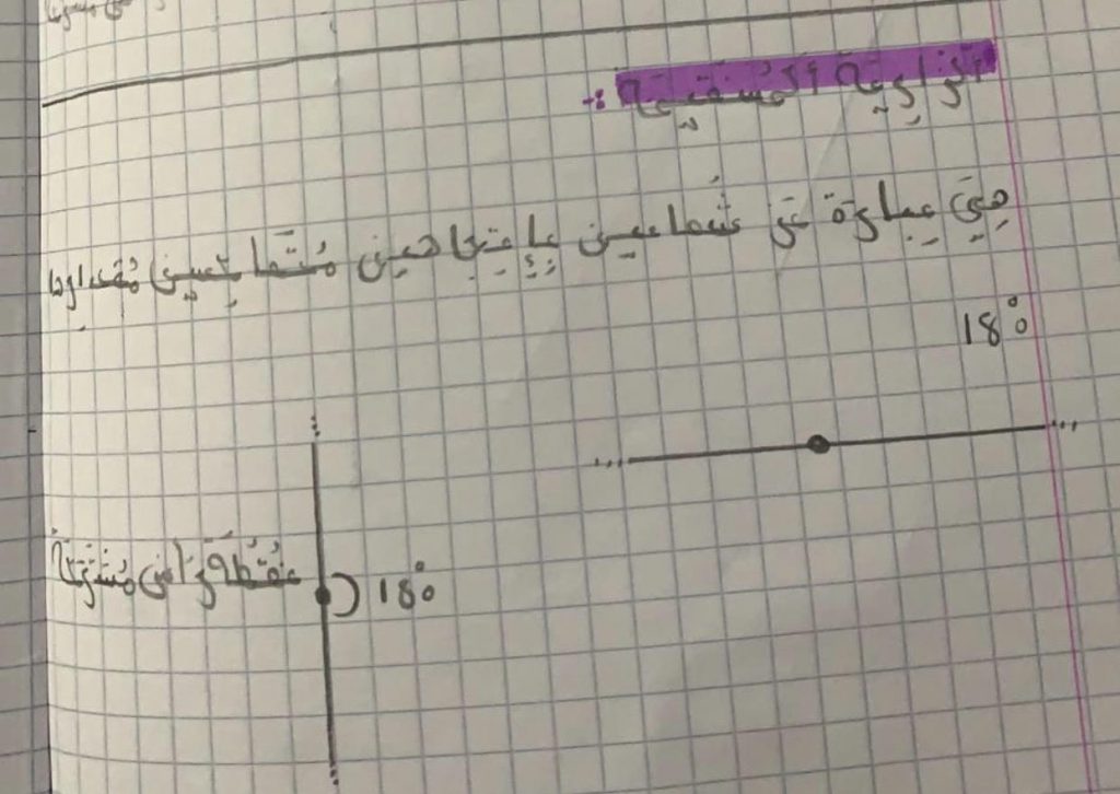 הזוויות – الزوايا by sofealamour - Illustrated by كتاب ديجيتالي عن الزوايا من انتاج طلاب الصف الرابع - Ourboox.com