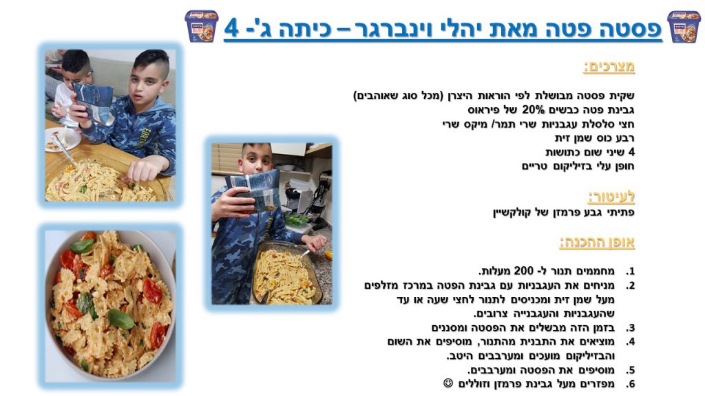 ספר המתכונים הגדול של בית ספר “סוקולוב” by Inbar Cohen - Ourboox.com