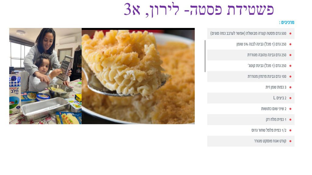 ספר המתכונים הגדול של בית ספר “סוקולוב” by Inbar Cohen - Ourboox.com