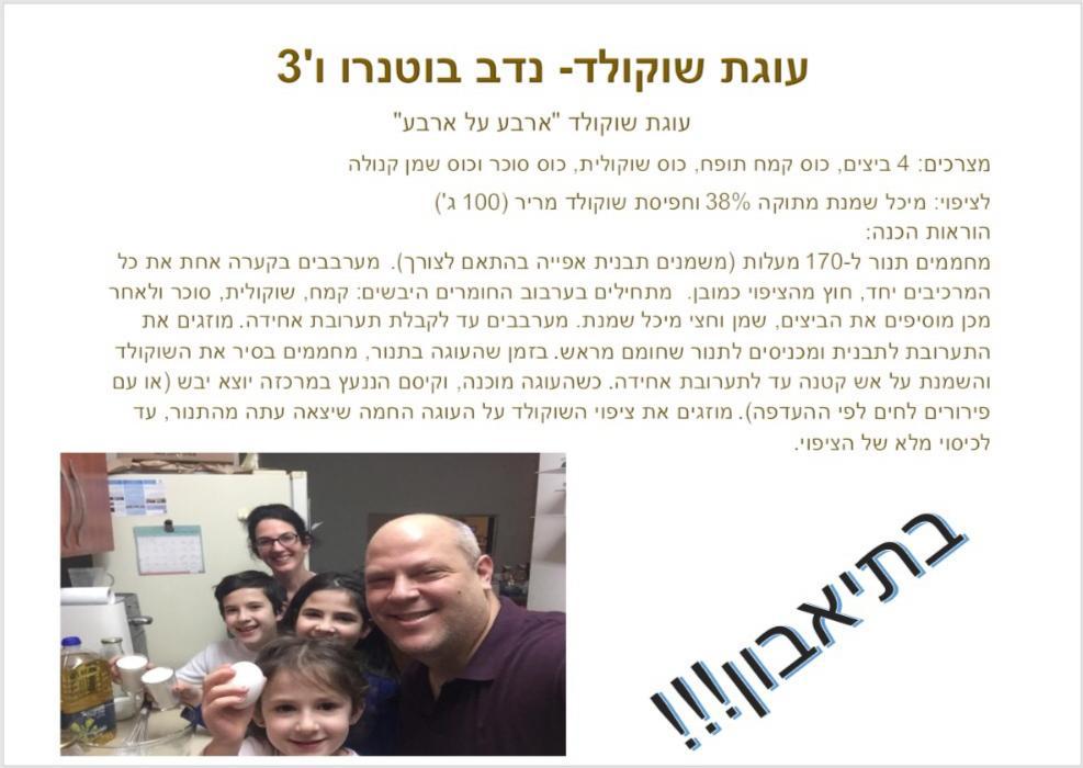 ספר המתכונים הגדול של בית ספר “סוקולוב” by Inbar Cohen - Ourboox.com